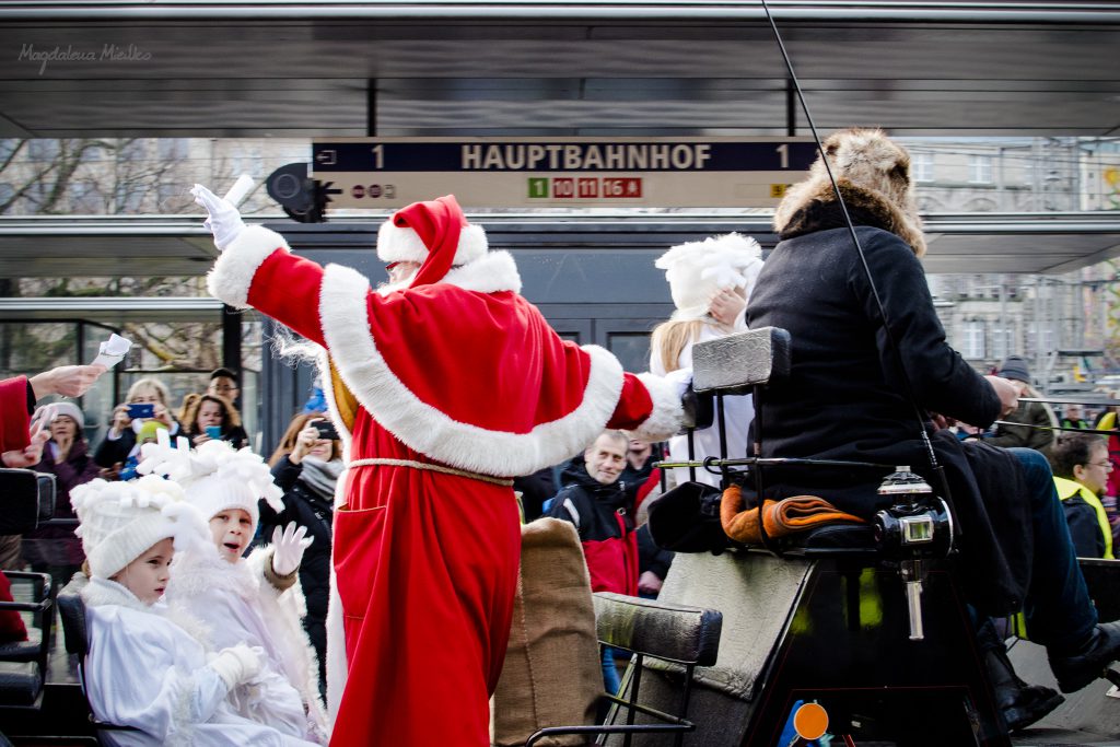 Weihnachtsmann in Leipzig